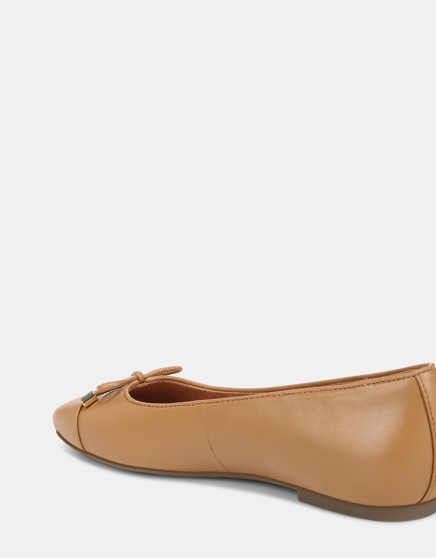 Vionic - Klara Ballet Flat - Camel Leather