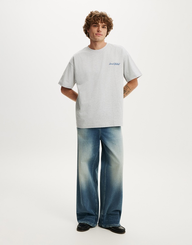 Cotton On - Box Fit Text T-Shirt