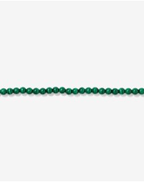 Michael Hill - 21cm Malachite Bead Bracelet in Sterling Silver