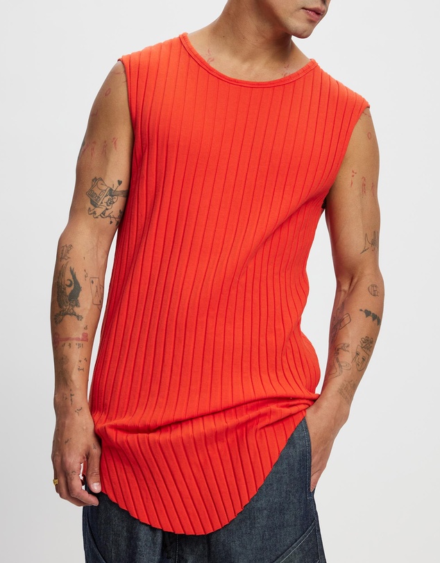 Surrounded By Ghosts - The Anorthite Cotton Rib Muscle T-Shirt