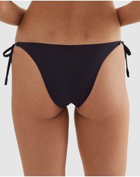 Polo Ralph Lauren - Signature Solids High Leg Tie Side Brazilian Bikini Bottom
