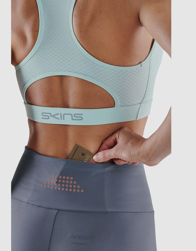 SKINS - SKINS Compression Series-5 Women's Skyscraper Charcoal New Running Activewear
