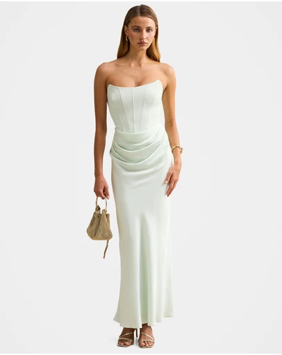 Forever New - Isra Drape Strapless Maxi Dress