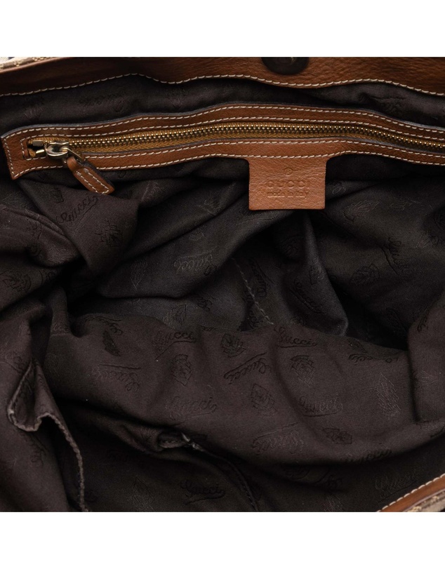 Pre-Loved by Azura Reborn - Pre-Loved Large GG Canvas GG Charm Tote