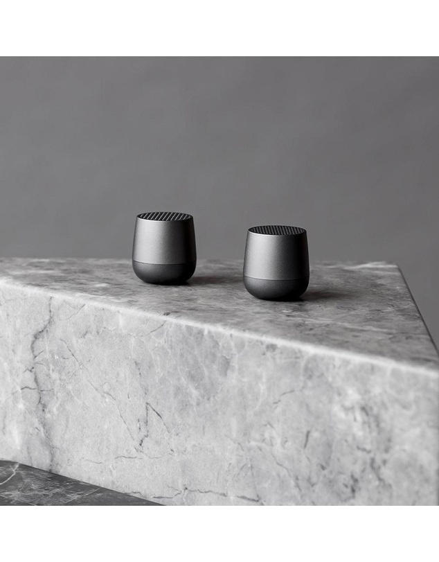 Lexon - Lexon Mino+ Mini Bluetooth Speaker - Gunmetal
