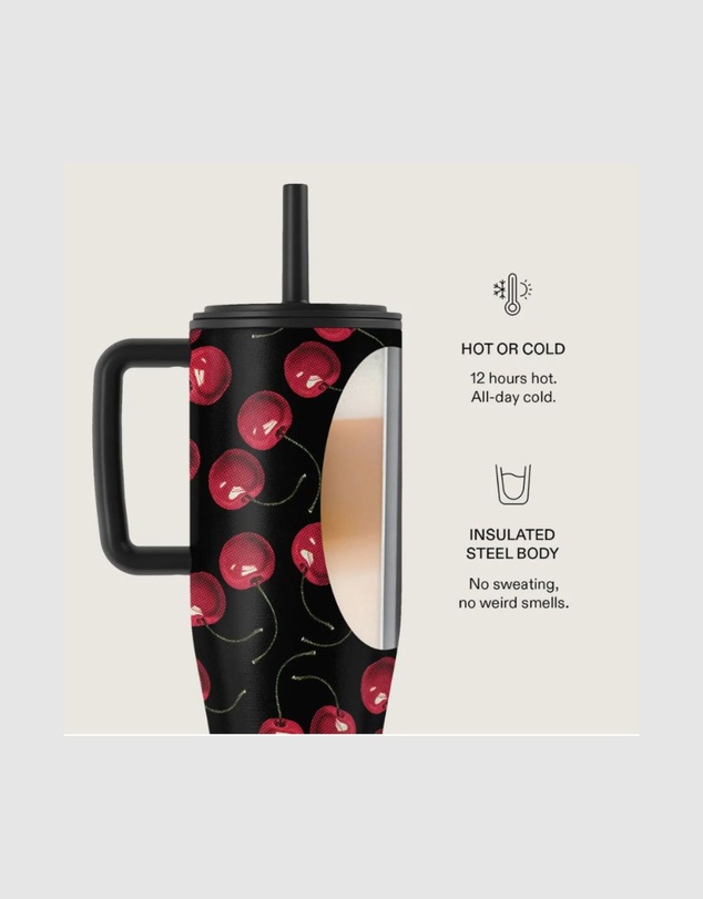 Burga - Burga Leakproof Tumbler 1.2L Insulated Cherry Bomb