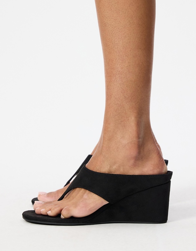Dazie - Olga Wedge Thong Heels