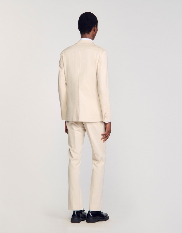 Sandro - Formal Destructure Cotton Jacket