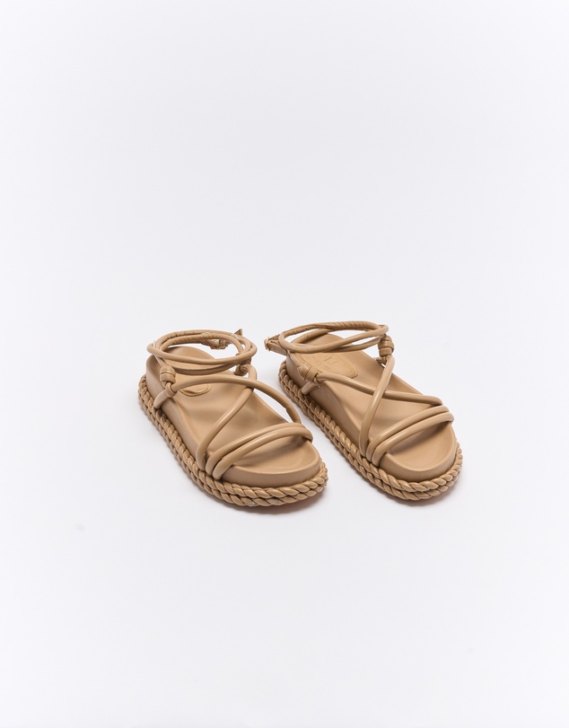 Goldie The Label - Stone Leather Sandal