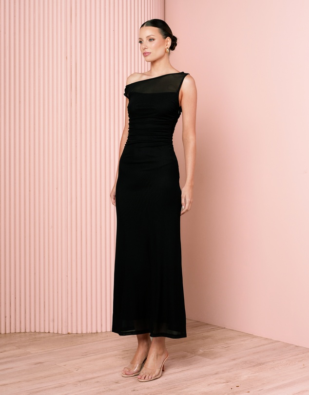Azzurielle - Yanet One Shoulder Maxi Dress