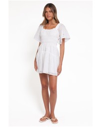 Petal & Pup - Tierney Mini Dress - White