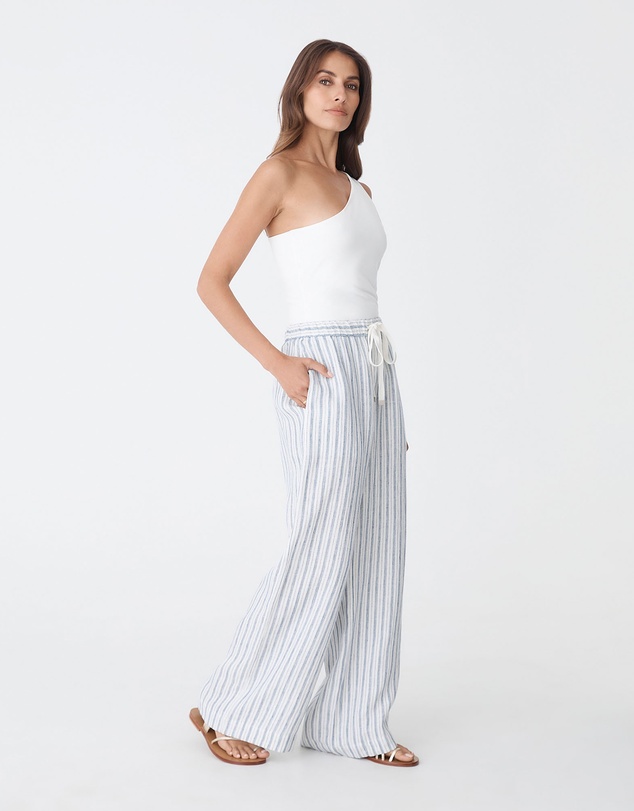 Forcast - Milos Wide Leg Linen Pants