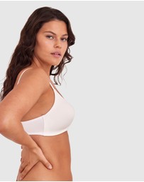 Bras N Things - Inner Essence Contour Plunge Wirefree Bra - Ivory