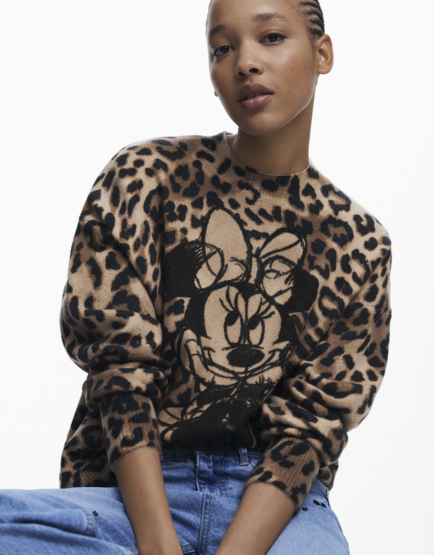Desigual - Minnie™ animal print sweater