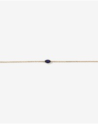 Michael Hill - East West Marquise-Cut Created Sapphire Bracelet in 10kt Yellow Gold