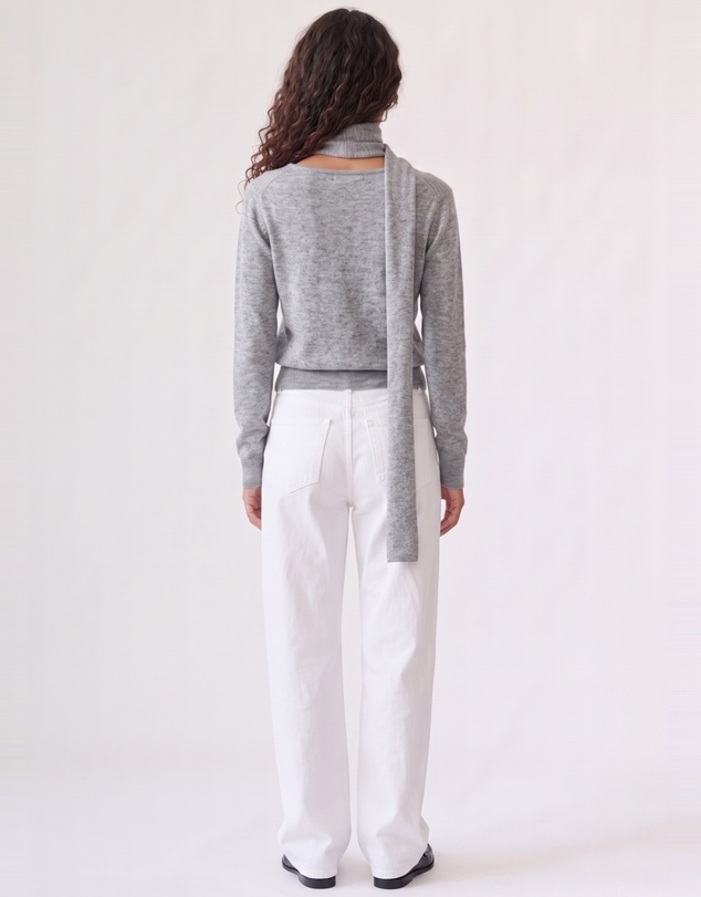 Style Addict - Wren Top - Light Grey