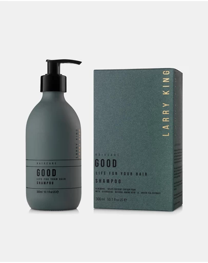 Larry King Haircare - Good Life Shampoo Bottle