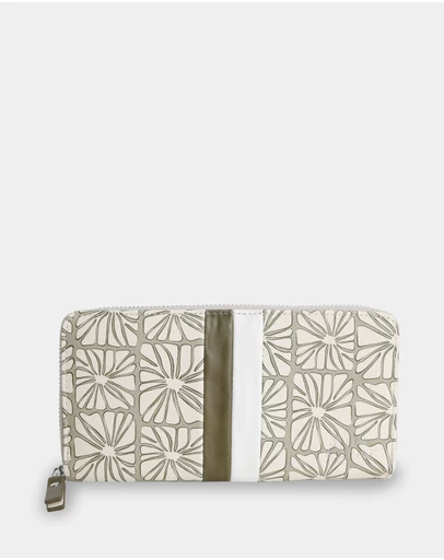 Billabong - Womens Zip Around Bi-Fold Wallet
