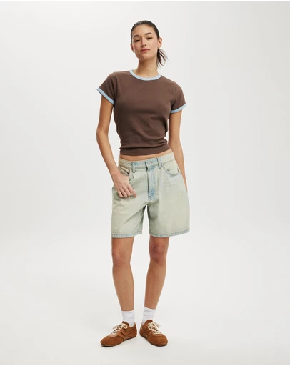 Cotton On - Relaxed Denim Short