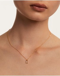 PDPAOLA - Mini Letter Q Gold Necklace
