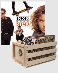 Universal Music - Crosley Record Storage Crate & Inxs Kick - Vinyl Album Bundle