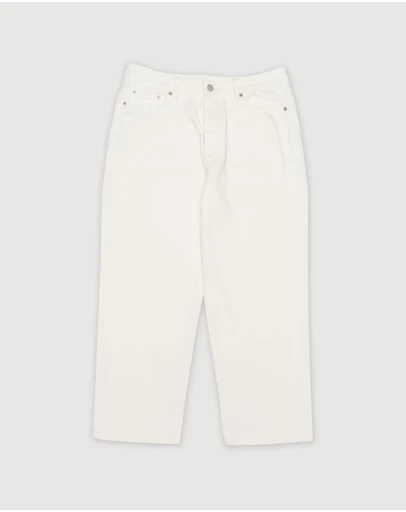 Revibe - Repaired Assembly Label Denim Straight Leg Jean