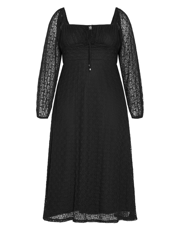 City Chic - Lani Lace Midi Dress