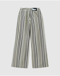 Laagam - Holly Corduroy Striped Pants