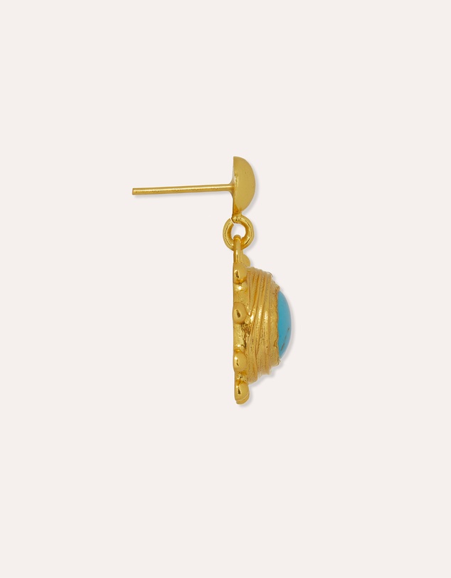 Ottoman Hands - Zand Turquoise Drop Earrings