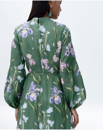 JUSTIN TONG - Eira Linen Midi Dress