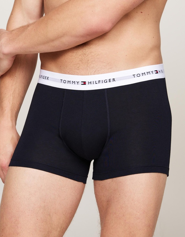 Tommy Hilfiger - 3-Pack Essential Logo Waistband Trunks