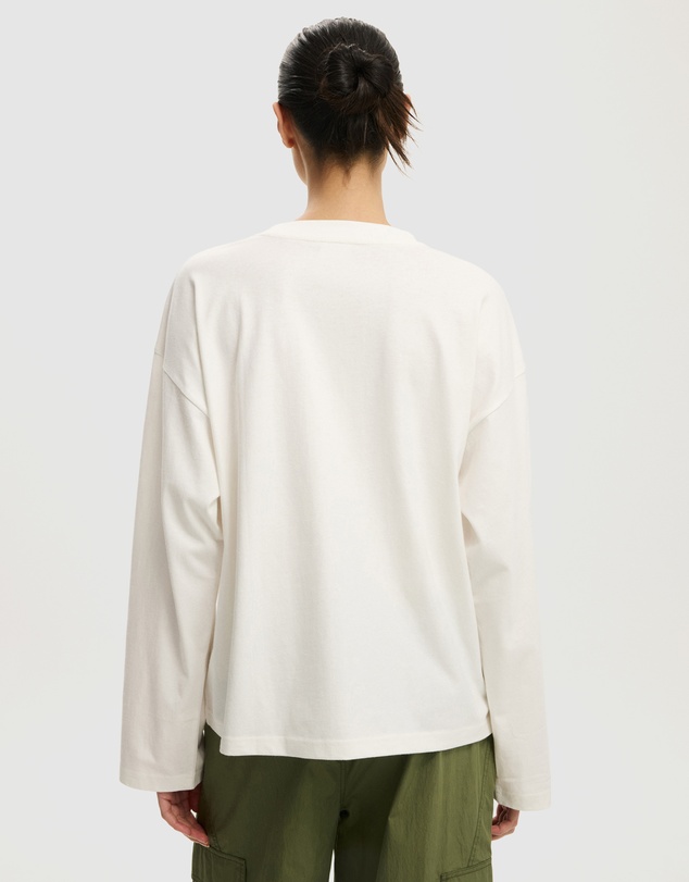 Cotton On - Oversized Boxy Long Sleeve Tee