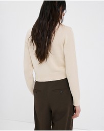 M.N.G - Knitted Cardigan With Ties
