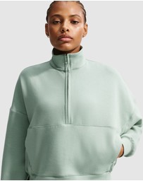 Nike - 24.7 ImpossiblySoft Dri-FIT Oversized 1/2-Zip Top