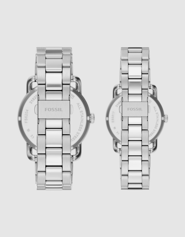 Fossil - Copeland Silver Tone Analogue Watch