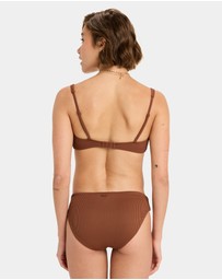 Roxy - Womens Rib Roxy Love Bikini Bottom