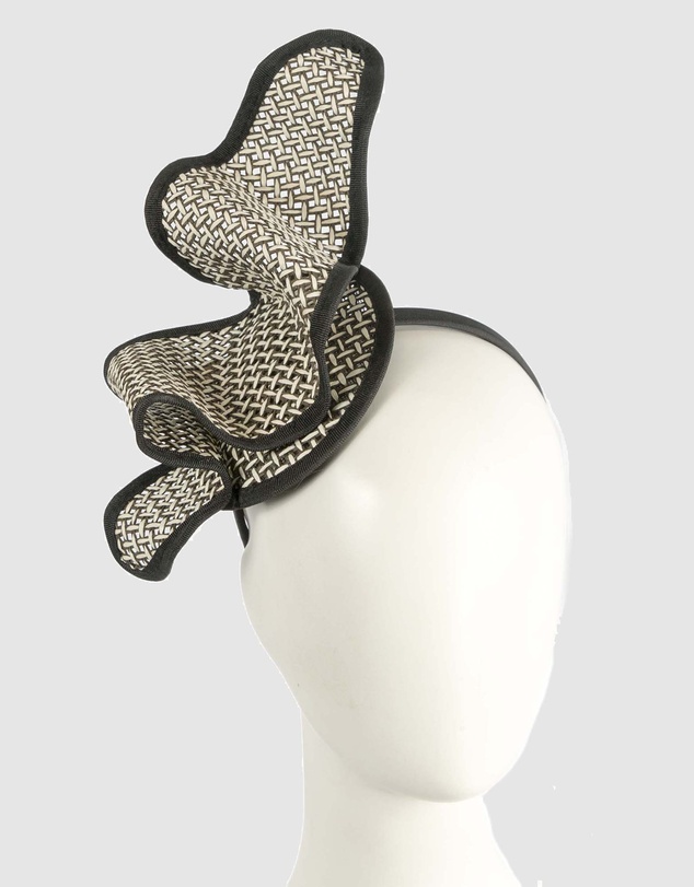Max Alexander - Black and Cream Derby Day Racing Fascinator