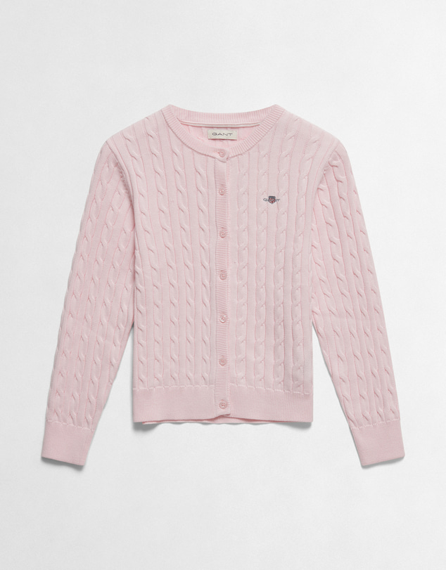 Gant - Shield Cable Knit Cardigan