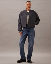 Calvin Klein Jeans - Cropped Bomber Jacket