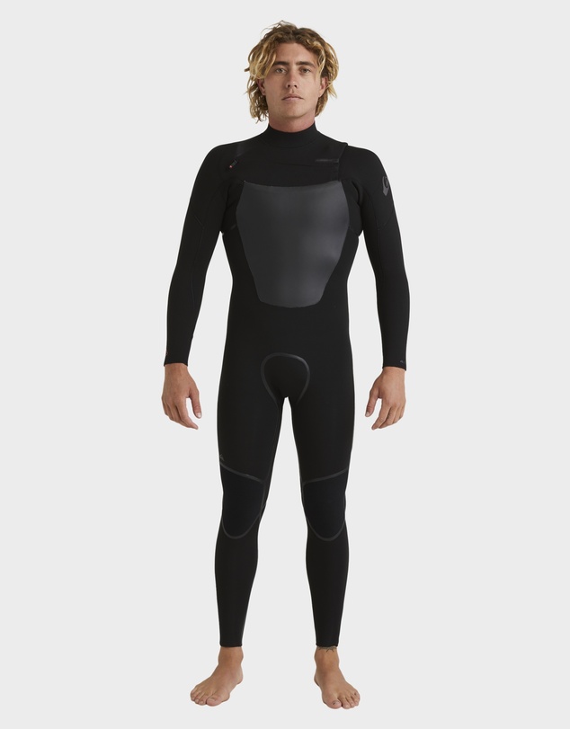 Quiksilver - Mens 4/3mm Marathon Sessions Chest Zip Wetsuit