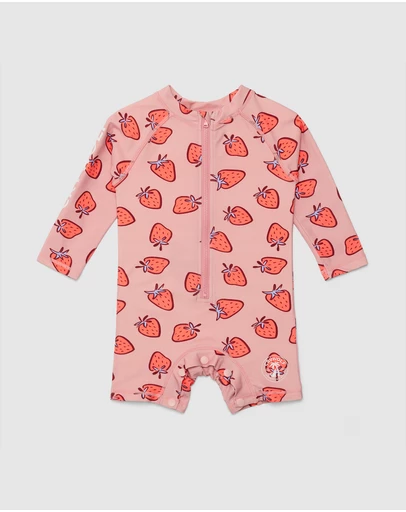 Crywolf - BABY RASH SUIT Strawberry Splash