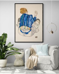 Inka Arthouse - Seated Woman by Egon Schiele Art Print
