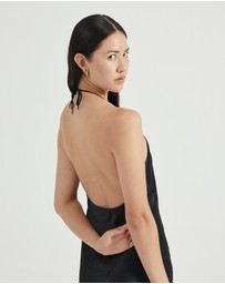 Third Form - Crush Bias Halter Dress