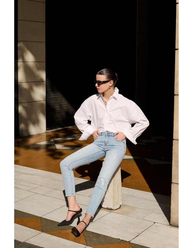 Bardot - Kate Mid Blue Jeans