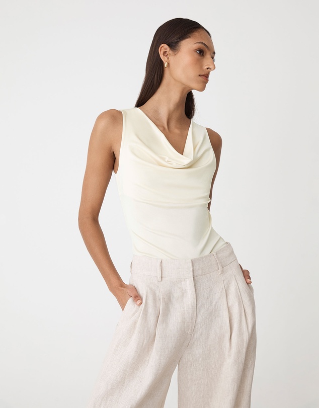 Forcast - Sabrina Cowl Neck Top