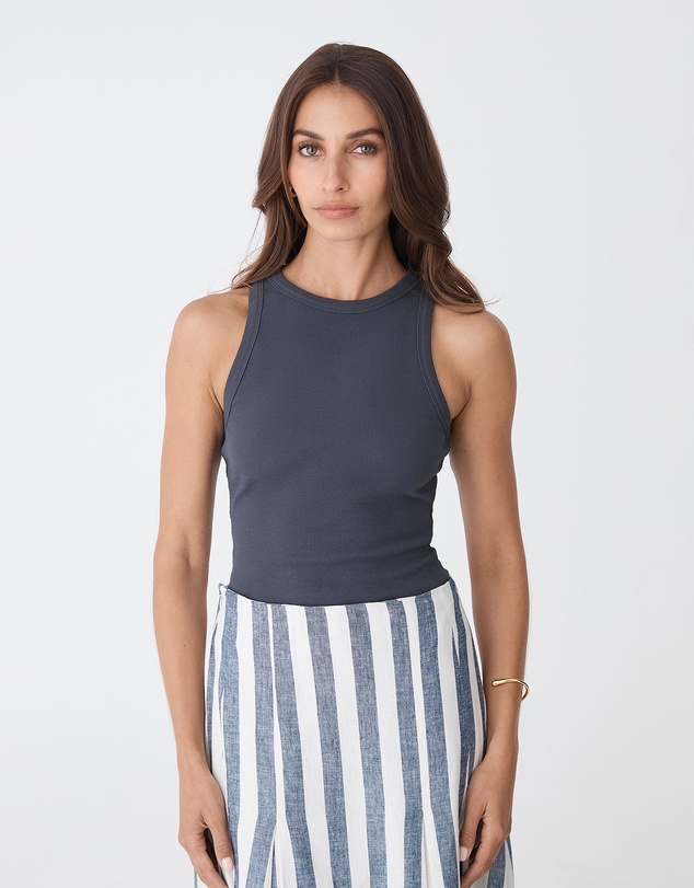 Forcast - Devon Cotton Singlet