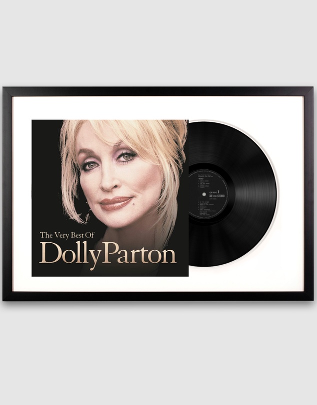 iWorld - Framed Dolly Parton the Very Best of Dolly Parton Vinyl Album Art