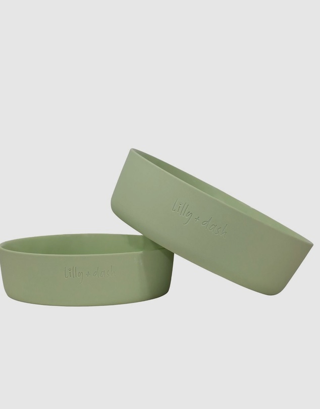 Lilly + Dash - Dog Food Water Ceramic Bowl