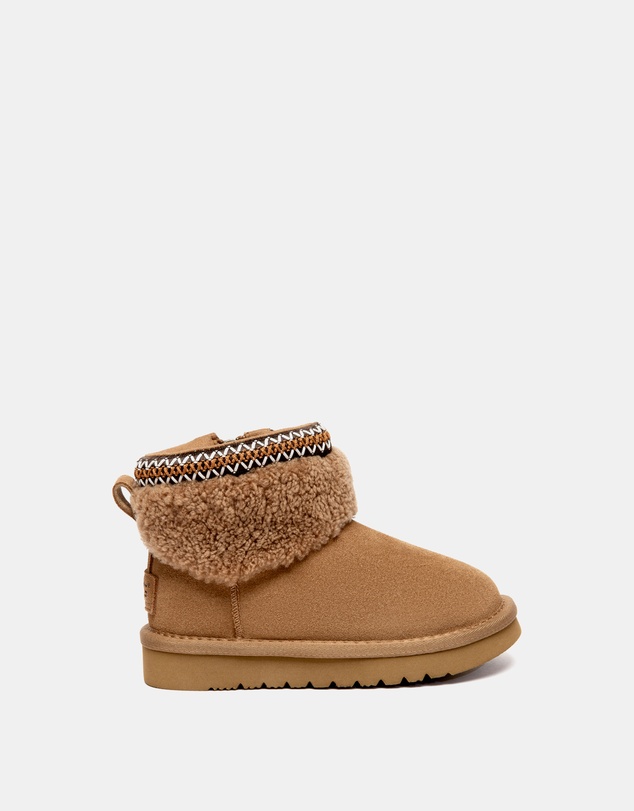EVERAU - Australian Shepherd Ugg Brunel Kids Cow Suede Upper UGG Boots