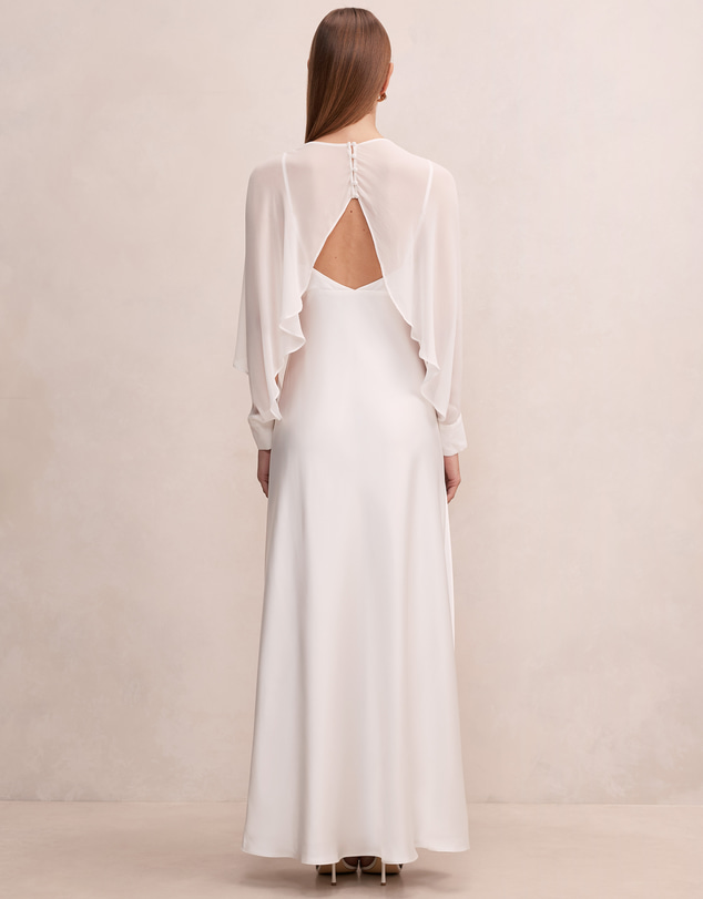 Forever New - Electra Sleeves Cape Maxi Dress